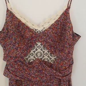 Charlotte Ronson flower slip dress
